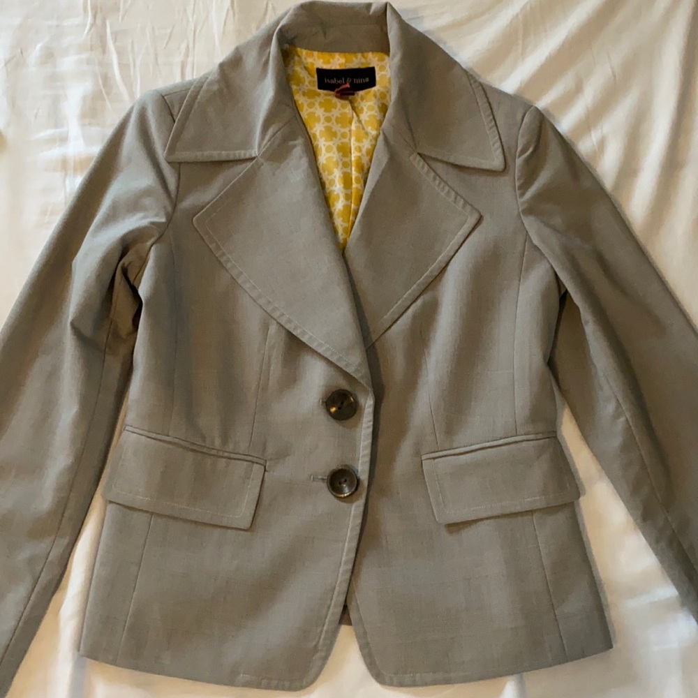 Super cute Gray Blazer Sz 8